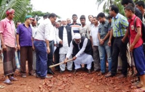 Bagerhat road construction starts