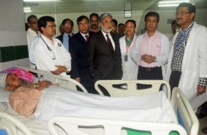 Khulna Abu Naser hospital visit by healt secretary