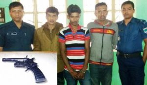 Arrest with arms in Satkhira